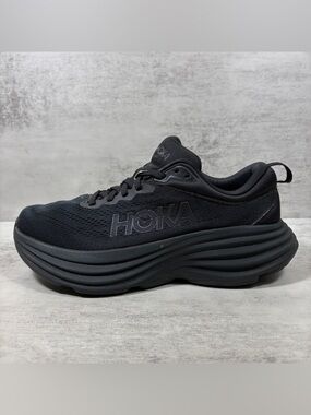 Hoka One One Bondi 8 Running Shoes - Women's Size 7 - Black